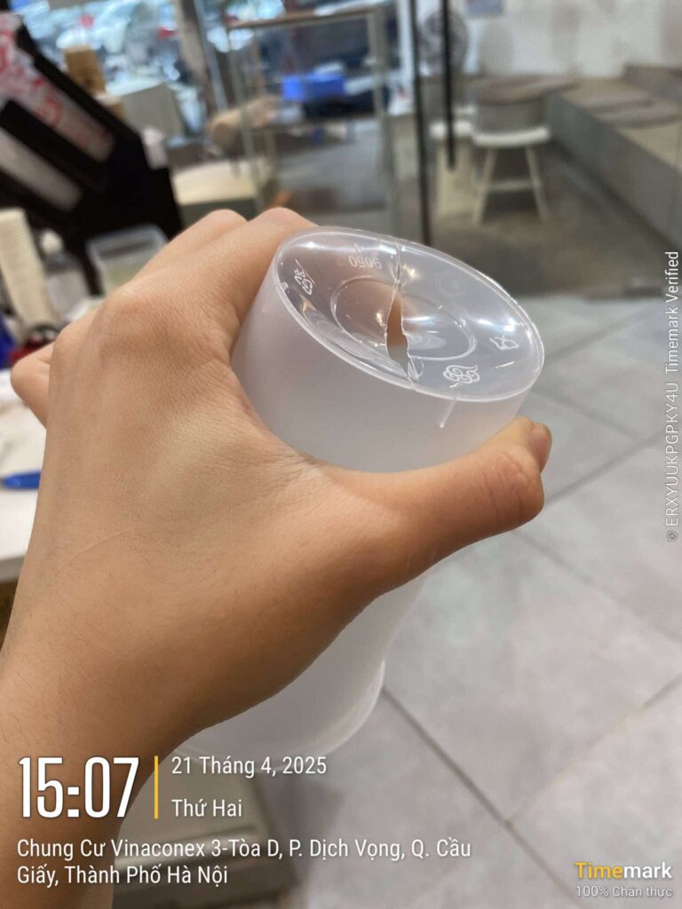 ZangTee huỷ cốc nhựa